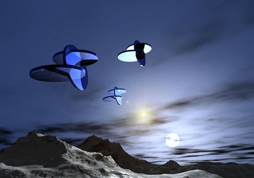 Blue Formation 2, artwork by Andy Markley © 2025